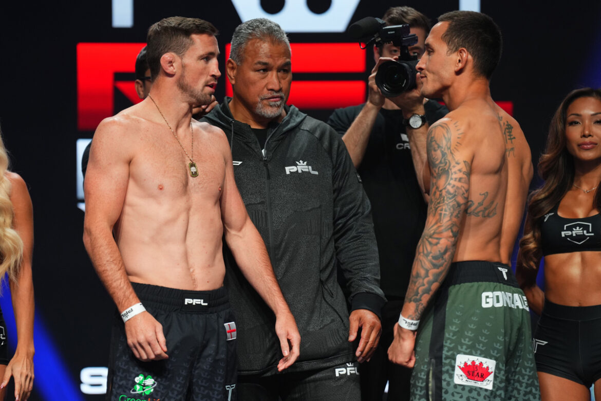 Brendan Loughnane e Justin Gonzales fazem a luta principal do PFL 6 2024 (Foto: PFL/Divulgação)