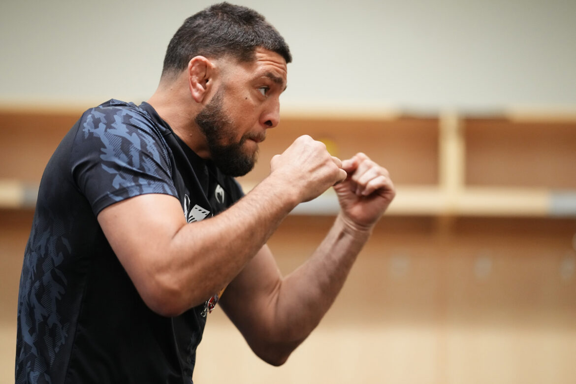 Nick Diaz teve seu confronto com Vicente Luque retirado do UFC Abu Dhabi (Foto: UFC/Divulgação/Twitter)