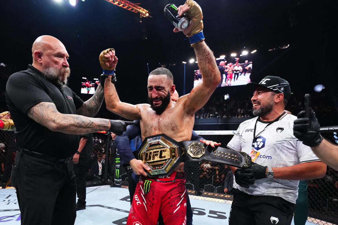 Belal Muhammad, campeão meio-médio do UFC, deixa o card do UFC 310 (Foto: UFC/Divulgação/Twitter)