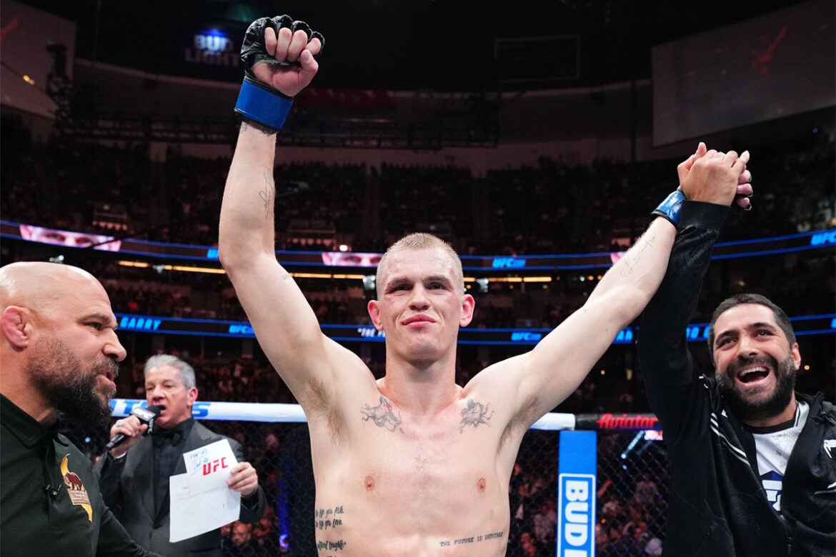 Ian Machado Garry encara Joaquin Buckley na luta principal do UFC Tampa, em dezembro (Foto: UFC/Divulgação/Twitter)