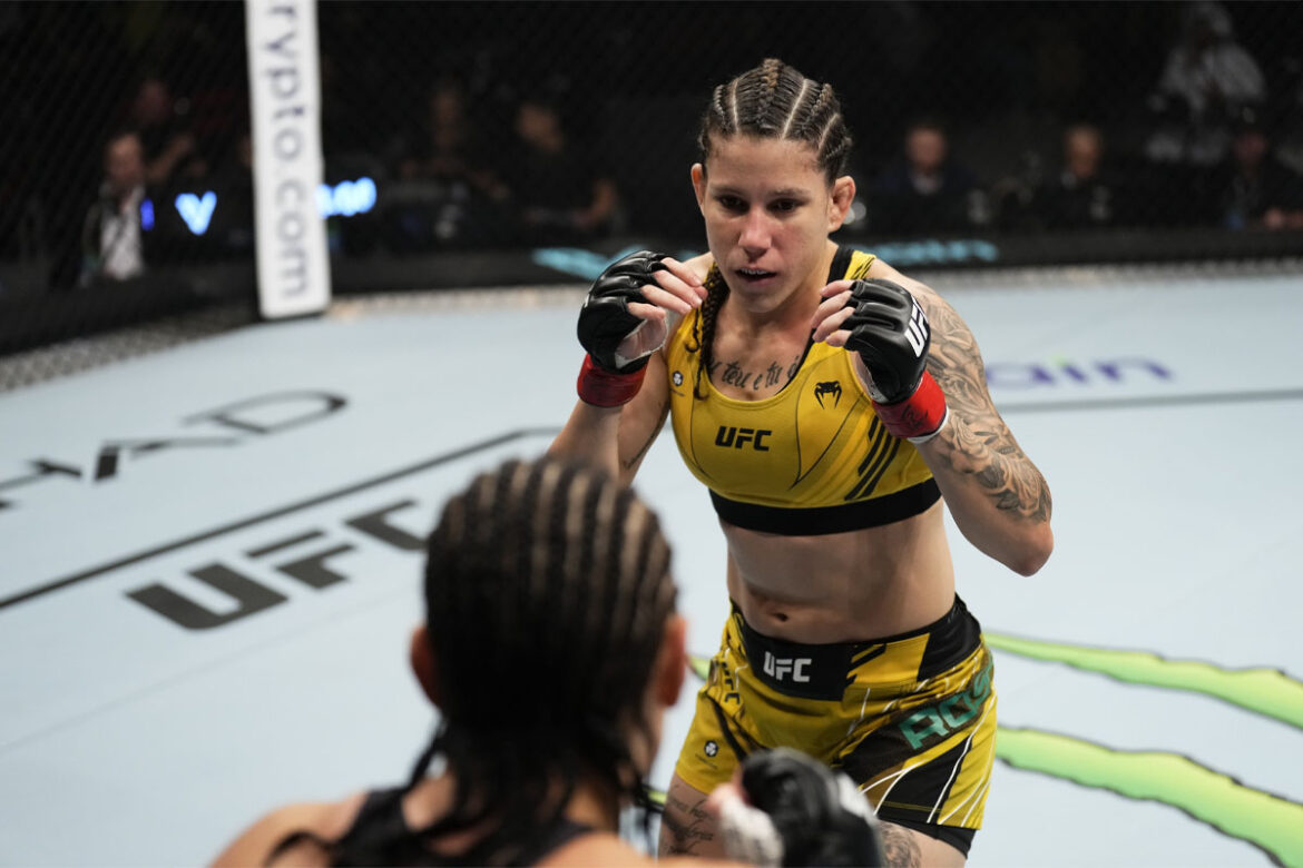 Karol Rosa encara Ailin Pérez no UFC 311, em janeiro (Foto: UFC/Divulgação/Twitter)